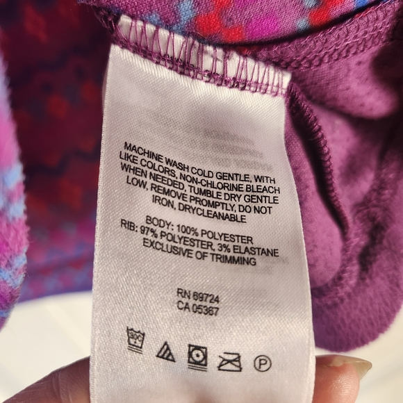 Columbia Women Sz S Glacial Purple Fleece Jacket 1/4 Zip Pullover Warm Gorpcore - Picture 9 of 11